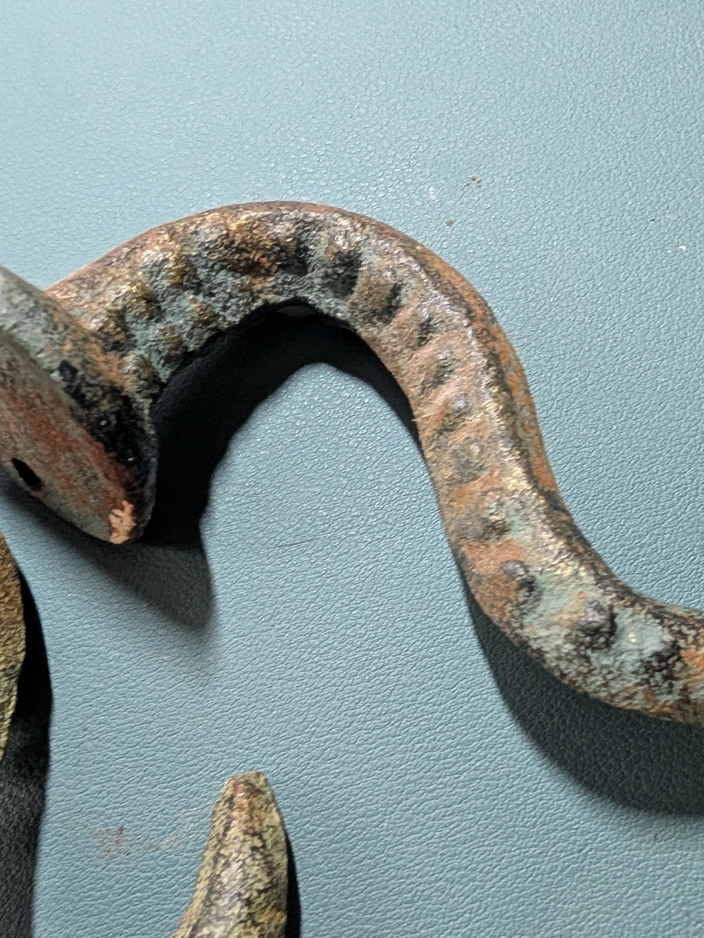 Antique-Style Cast Iron Tentacle Wall Hooks - Patina Brown - Picture 11 of 13